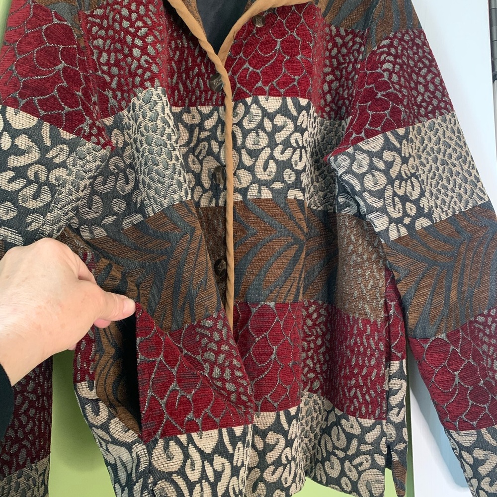 White Stag Patchwork Jacket Xl - image 3